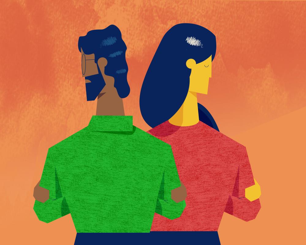 My husband's weight loss is triggering my eating disorders. What can I do?