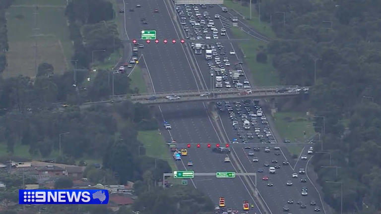 Two people are in a critical condition after a five-car collision on the Monash Freeway in Melbourne.