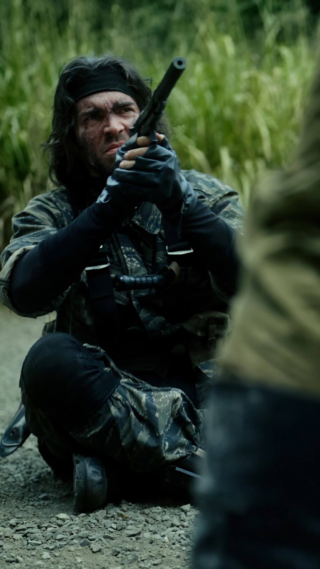 Stealth scene using a box for disguise