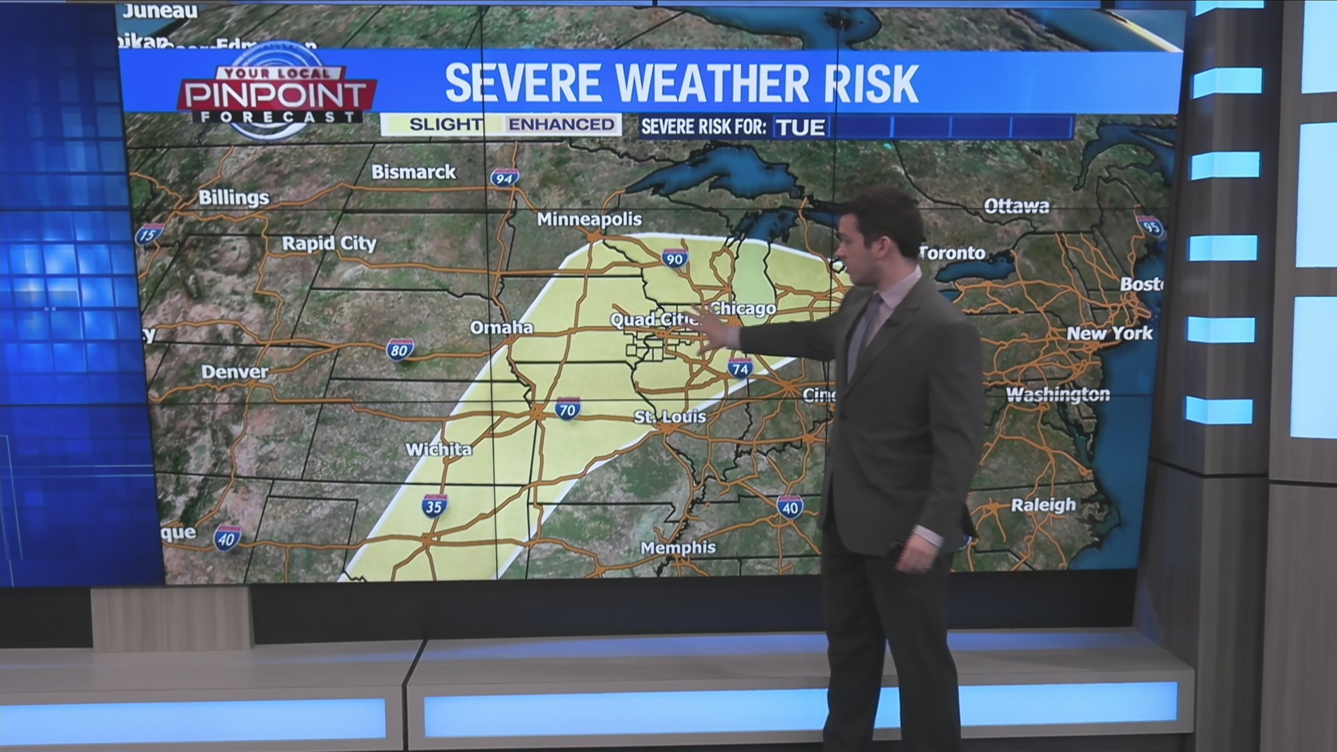 Tracking severe weather