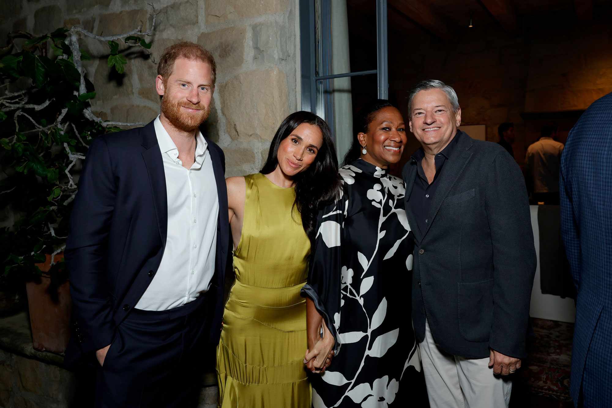 Prince Harry, Meghan Markle, Nicole Avant and Ted Sarandos at Netflix's 'Beef' Season 2 Montecito Tastemaker event on April 10, 2026 Credit: Netflix