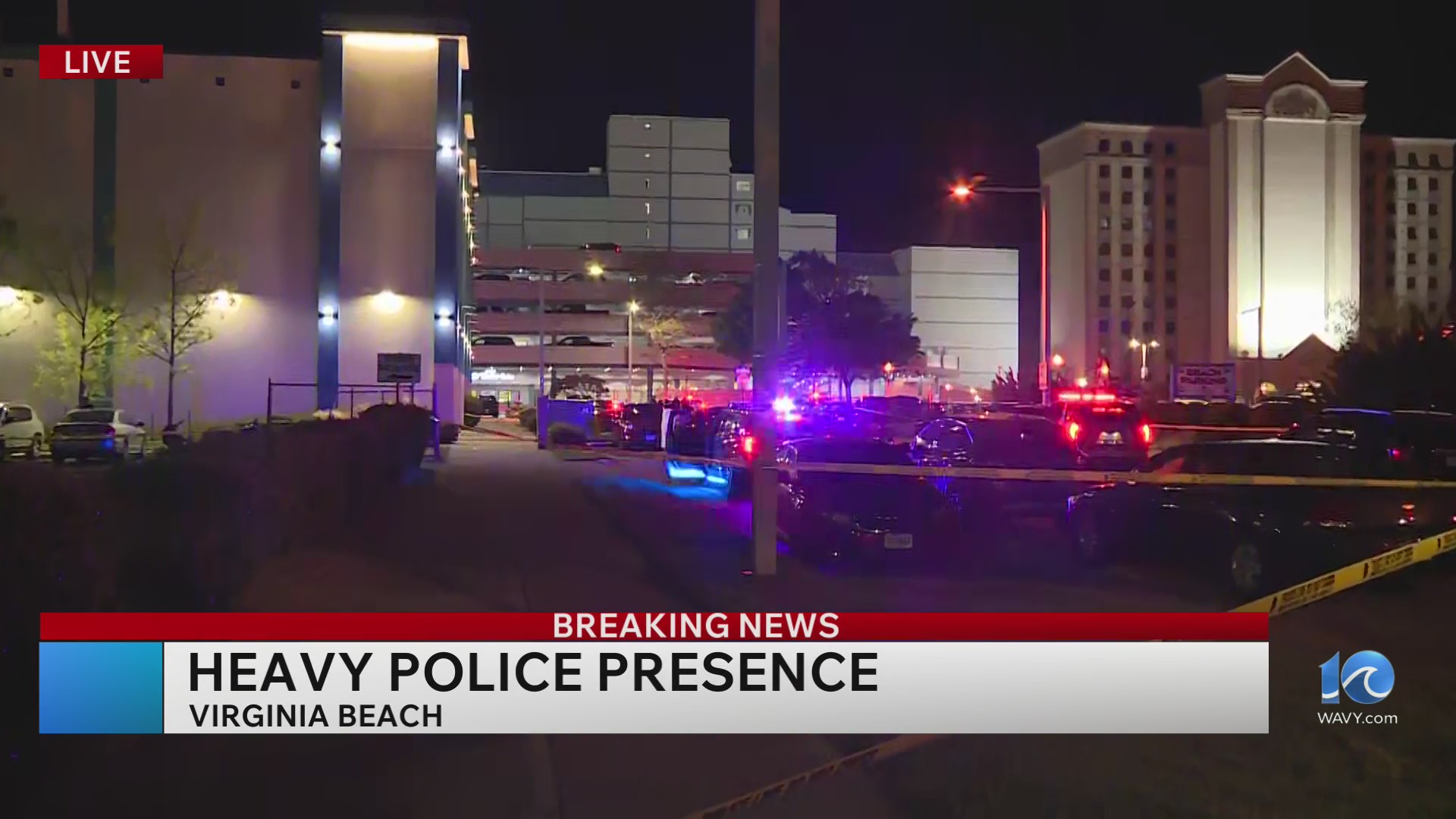 Large police presence at Virginia Beach Oceanfront