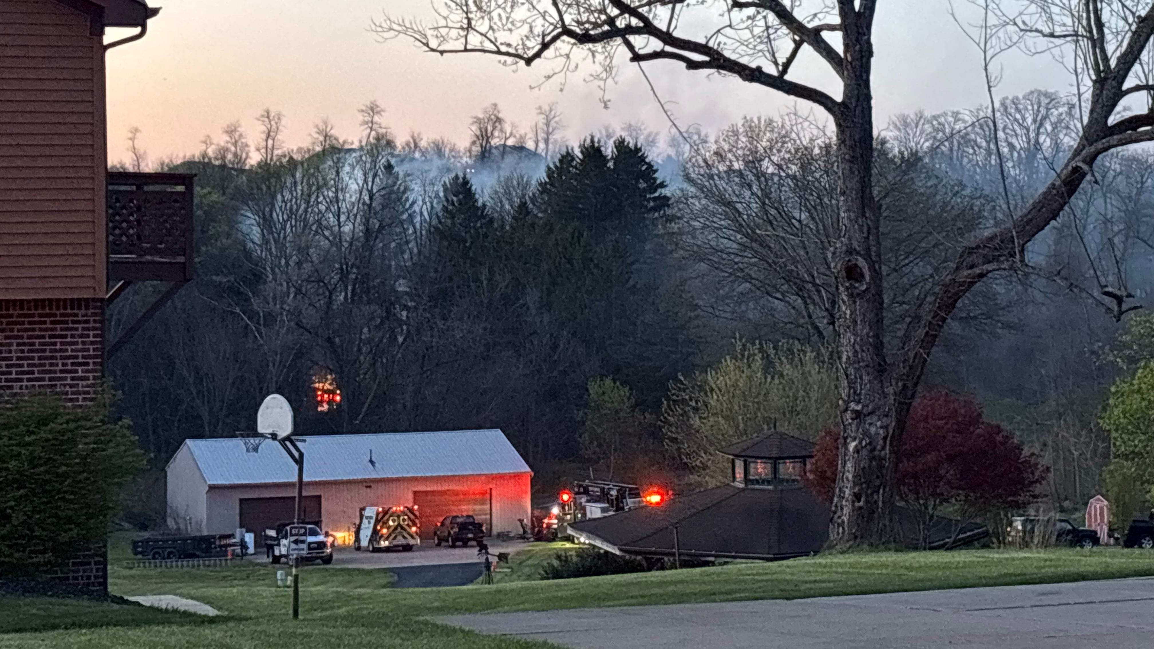 Emergency crews respond to structure fire in Kennedy Township