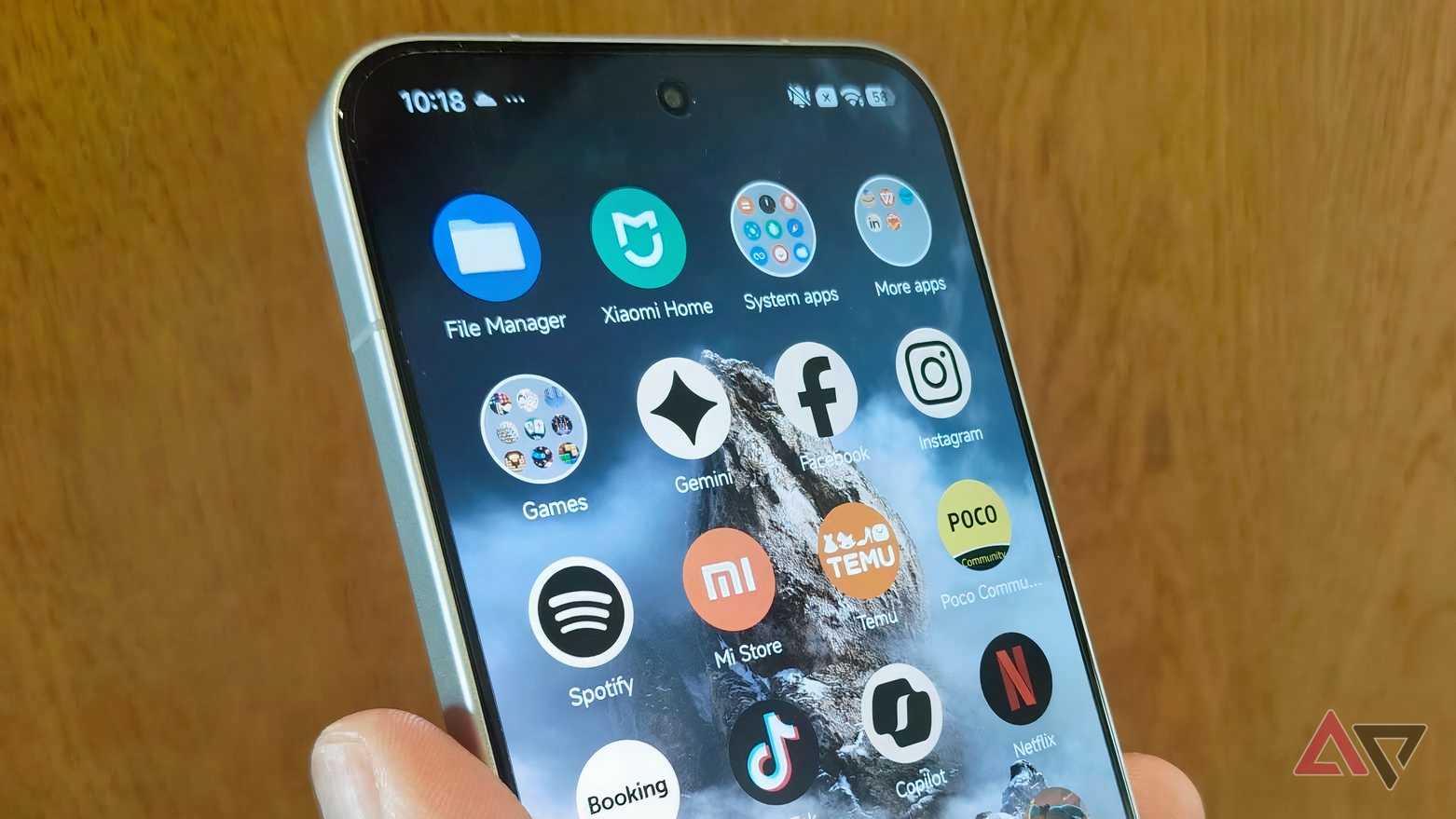 The Poco X8 Pro Max's menu, showing an array of bloatware apps.