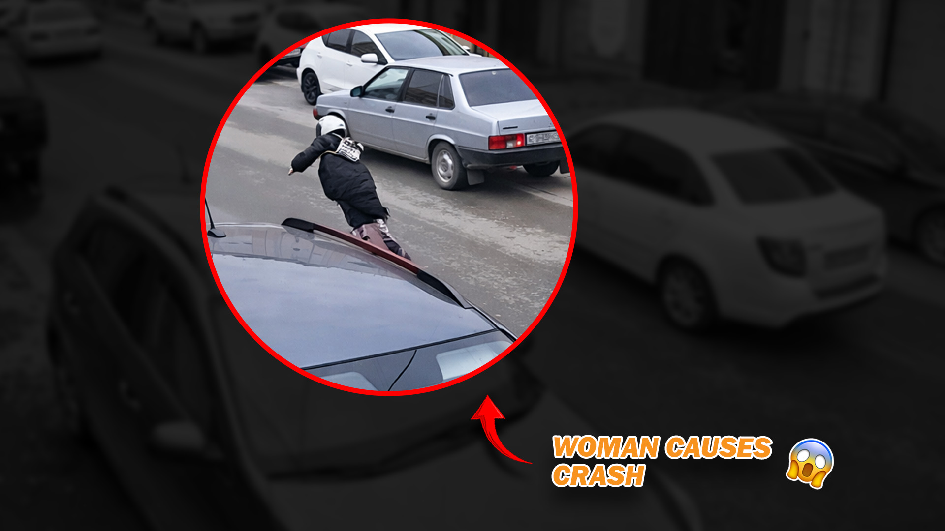Careless driving by woman leads to crash with another car