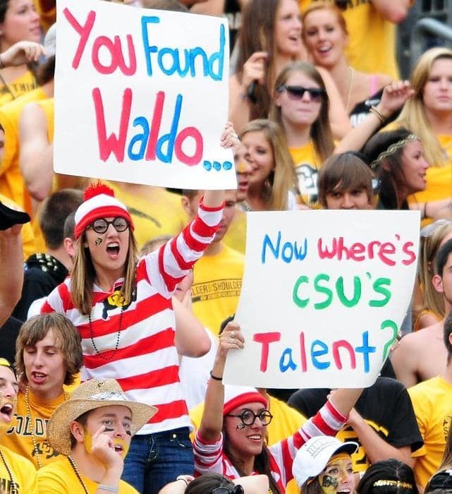 Can't stop laughing at these fan signs