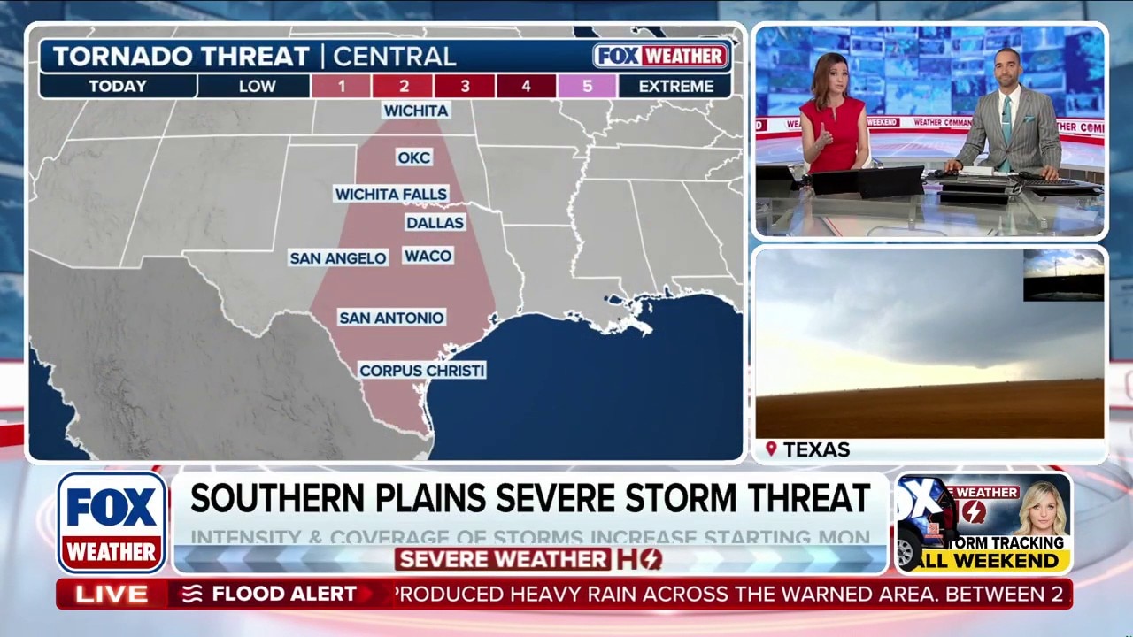Severe storm threat expands across Plains, millions at risk for hail ...