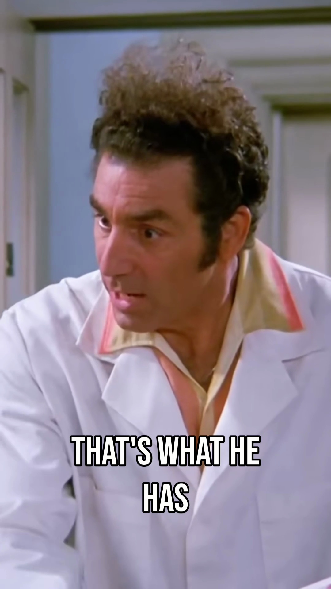 Kramer plays doctor on Seinfeld