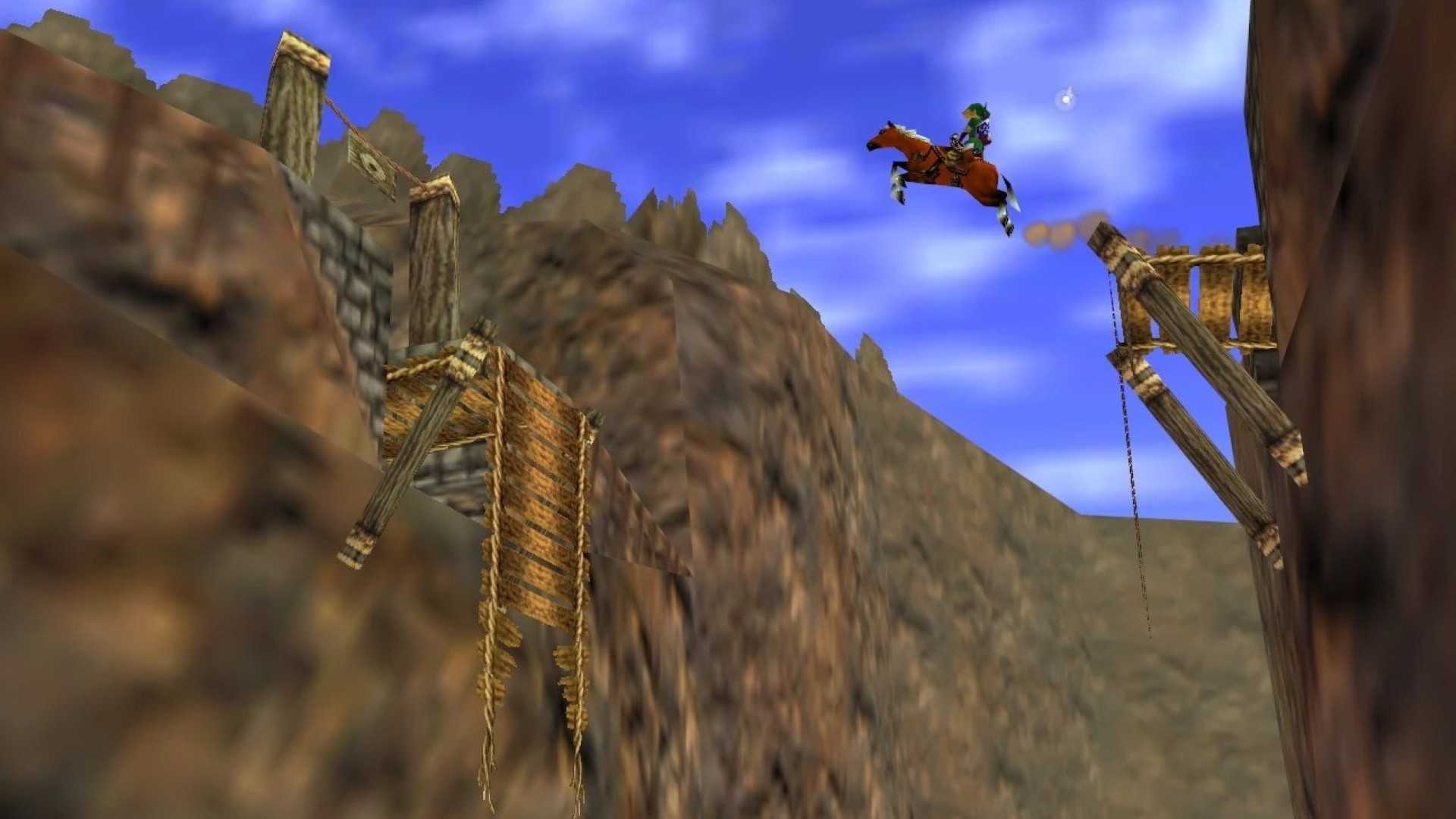 Gerudo Valley in Ocarina of Time