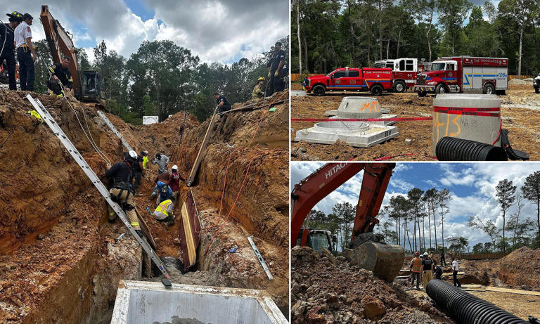 Texas construction worker dies after being buried alive in horror accident