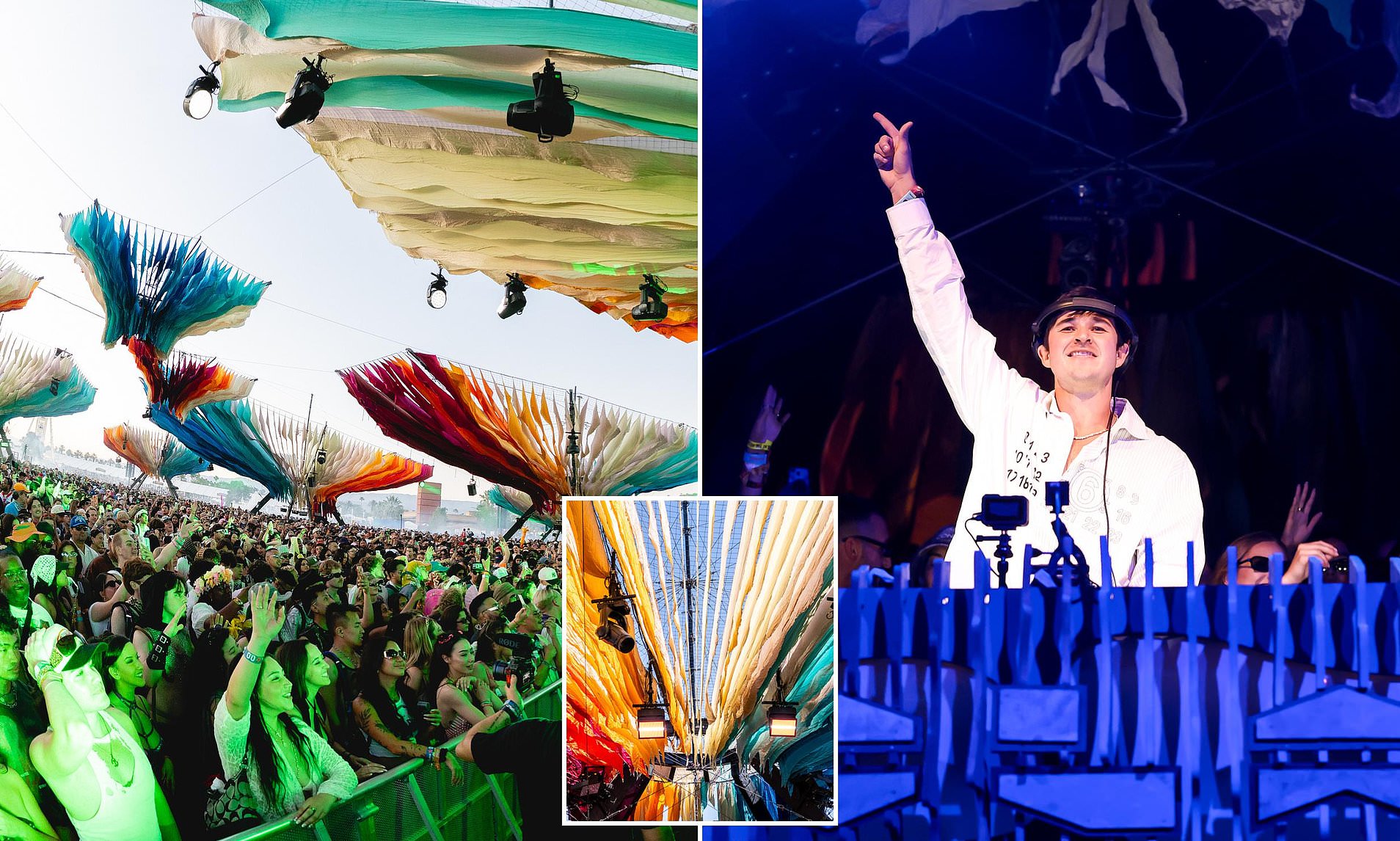 Nightmare at Coachella as light fixture falls on festival attendee and ...