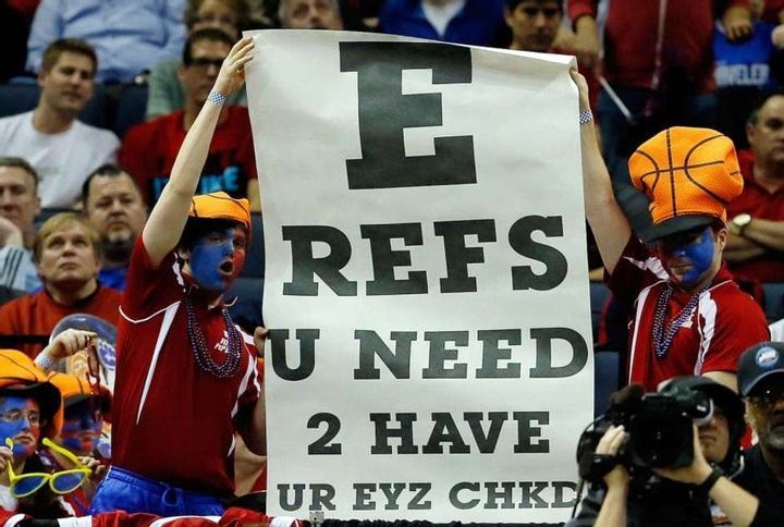 Fan signs that had the whole stadium laughing