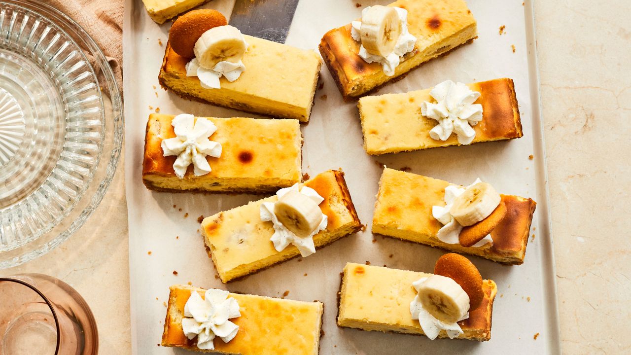 Banana Pudding Cheesecake Bars