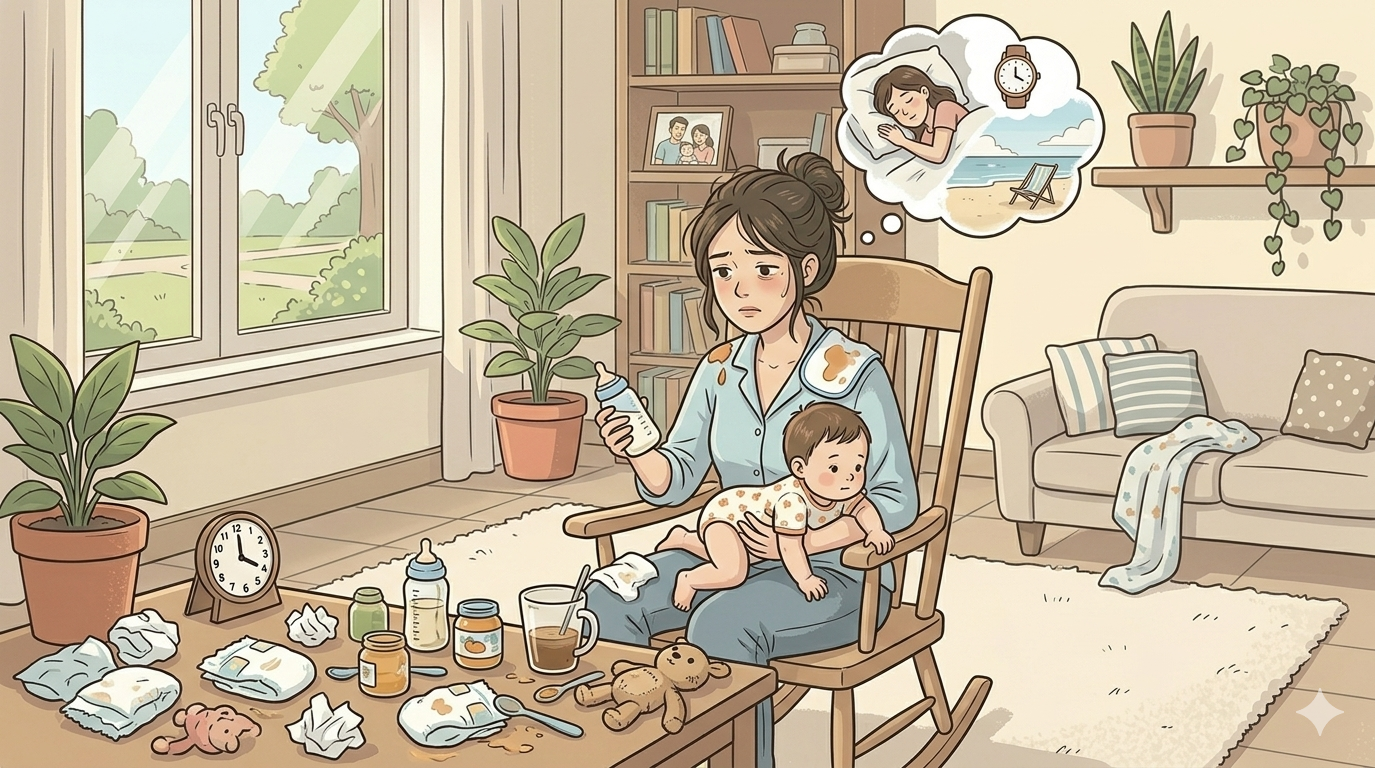 Chồng nói tôi đi kiếm tiền, để anh ở nhà chăm con