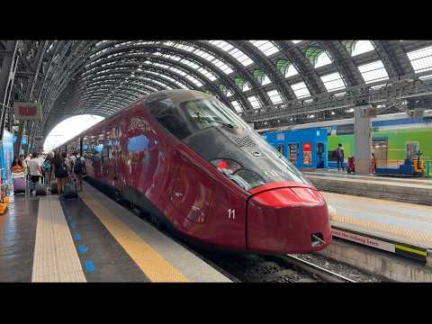 Milan to Rome Italy high speed train Italo 2026