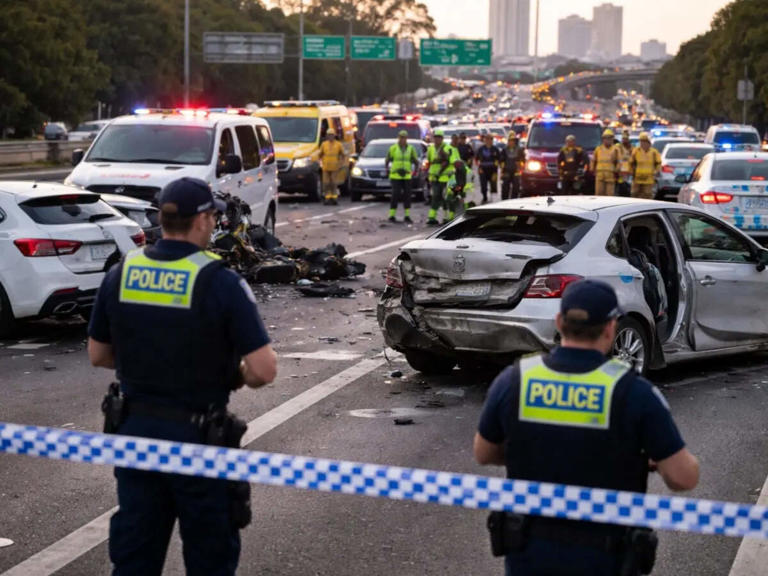 Melbourne Horror: Two critical among five injured in five-car crash on ...