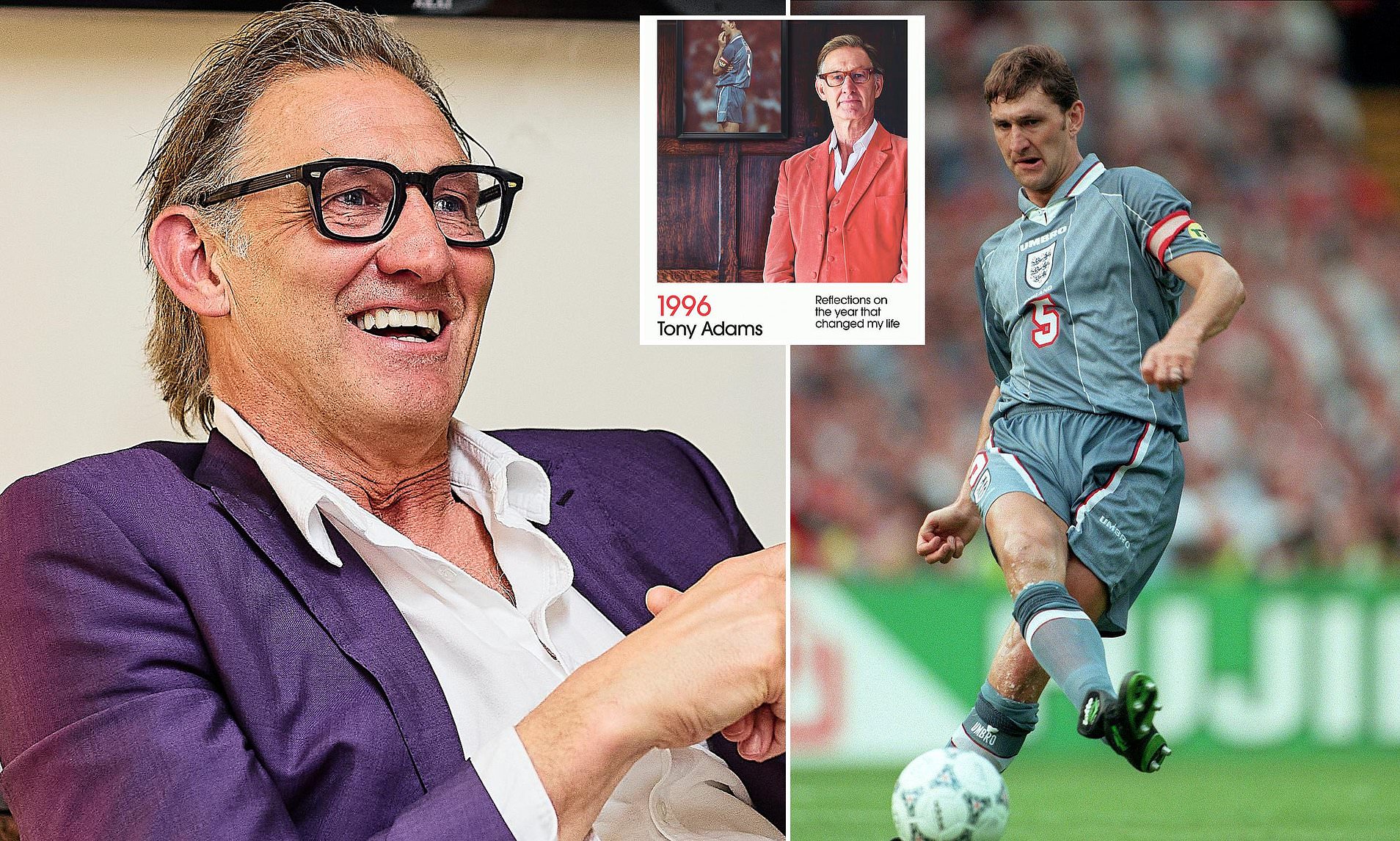 Arsenal legend Tony Adams opens up on three decades since revealing his ...