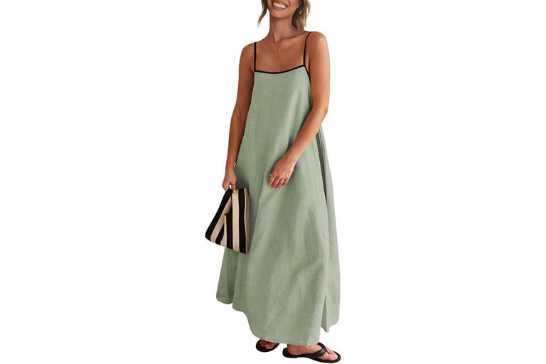 fitted lace wedding dress 11 Pretty Spring Maxi Dresses to Shop at Amazon from $20 main image 1