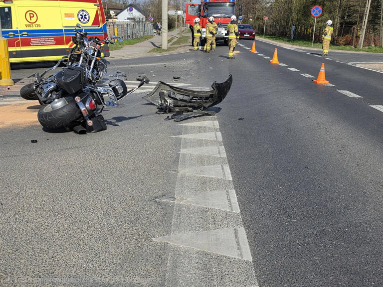 Potrącenie motocyklisty w Drobinie. Sprawcy uciekli z miejsca zdarzenia ...