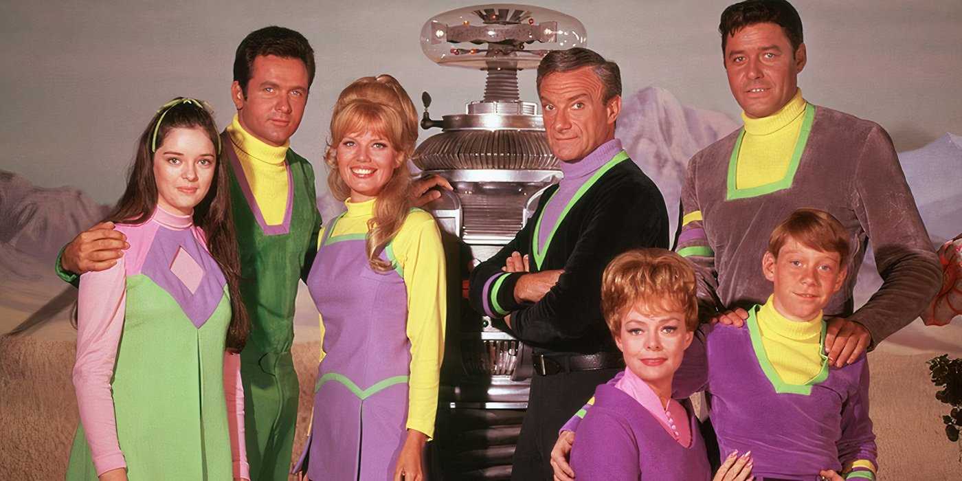 The cast of the original Lost in Space.