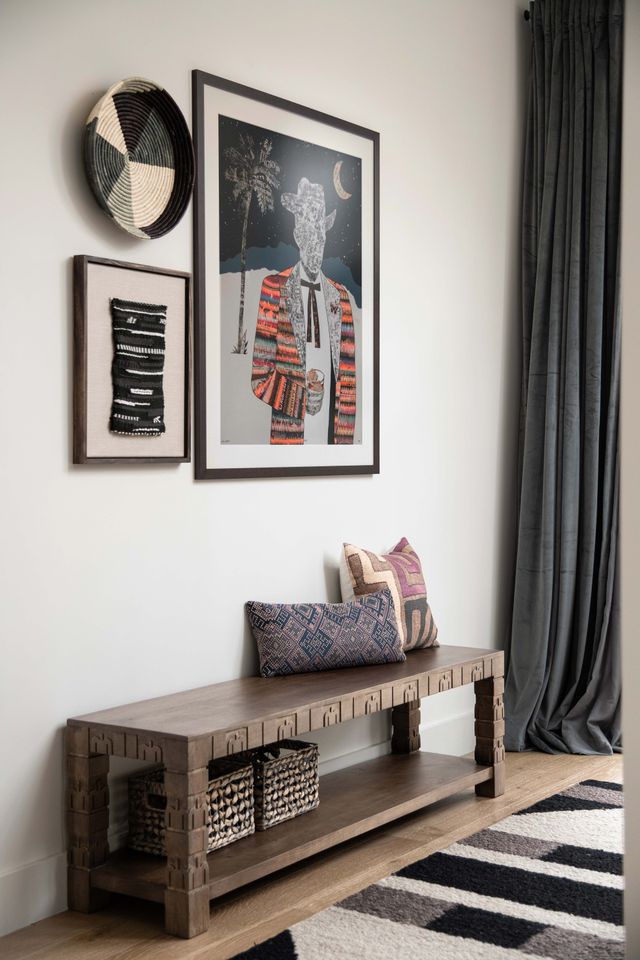 warm white in living room