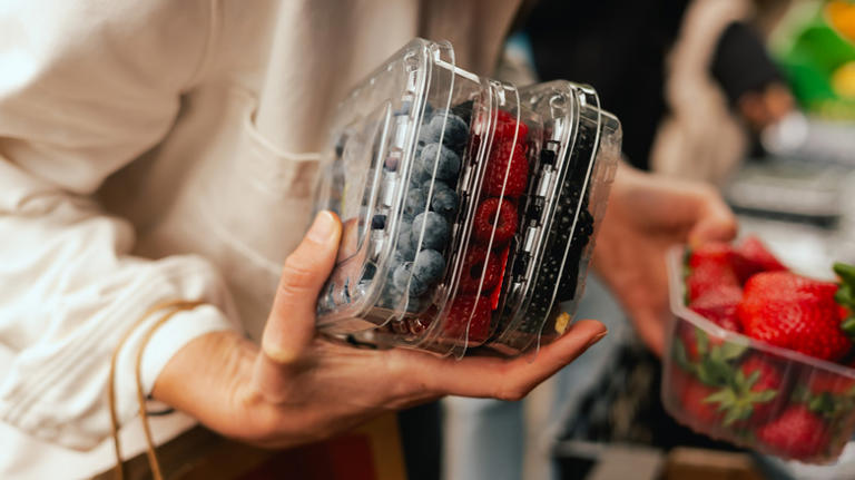 Upcycle those old fruit containers to keep kitchen drawers in tip-top shape