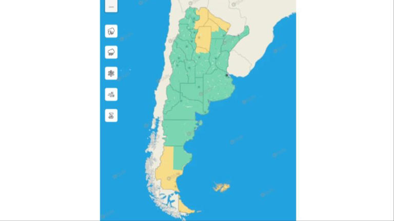 Alerta amarilla del SMN por tormentas fuertes en seis provincias para ...