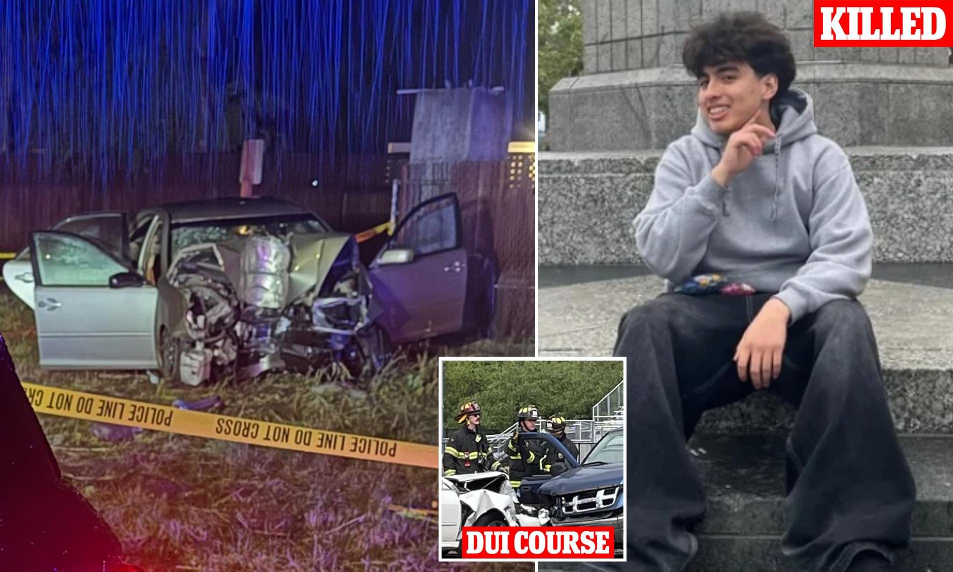 Tragedy as one teen dies and four are rushed to hospital in horror DUI ...