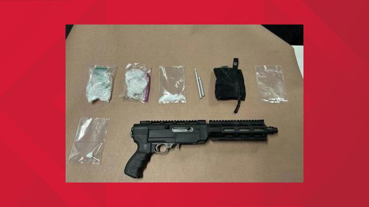 Police arrest felon after finding firearm, methamphetamine during ...