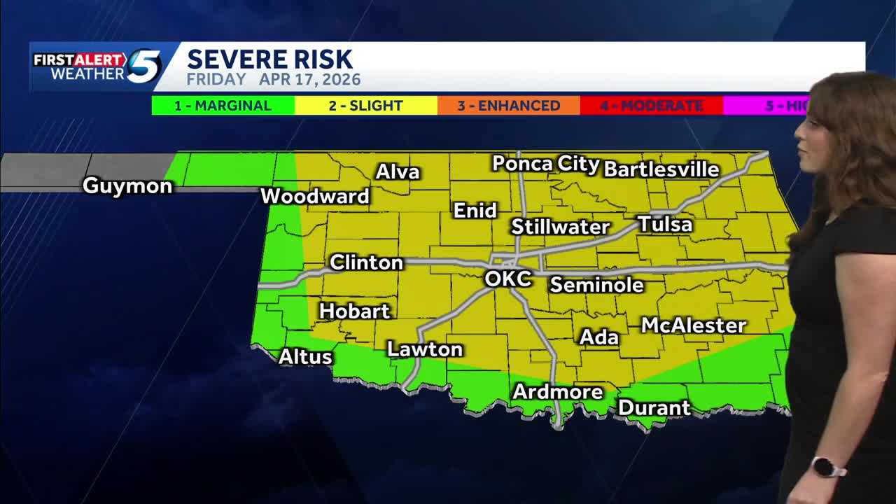 Timeline: Severe storm risk changes for Sunday after morning showers in ...