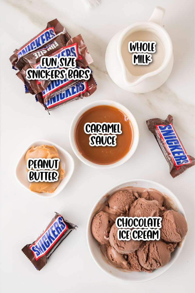 Snickers milkshake