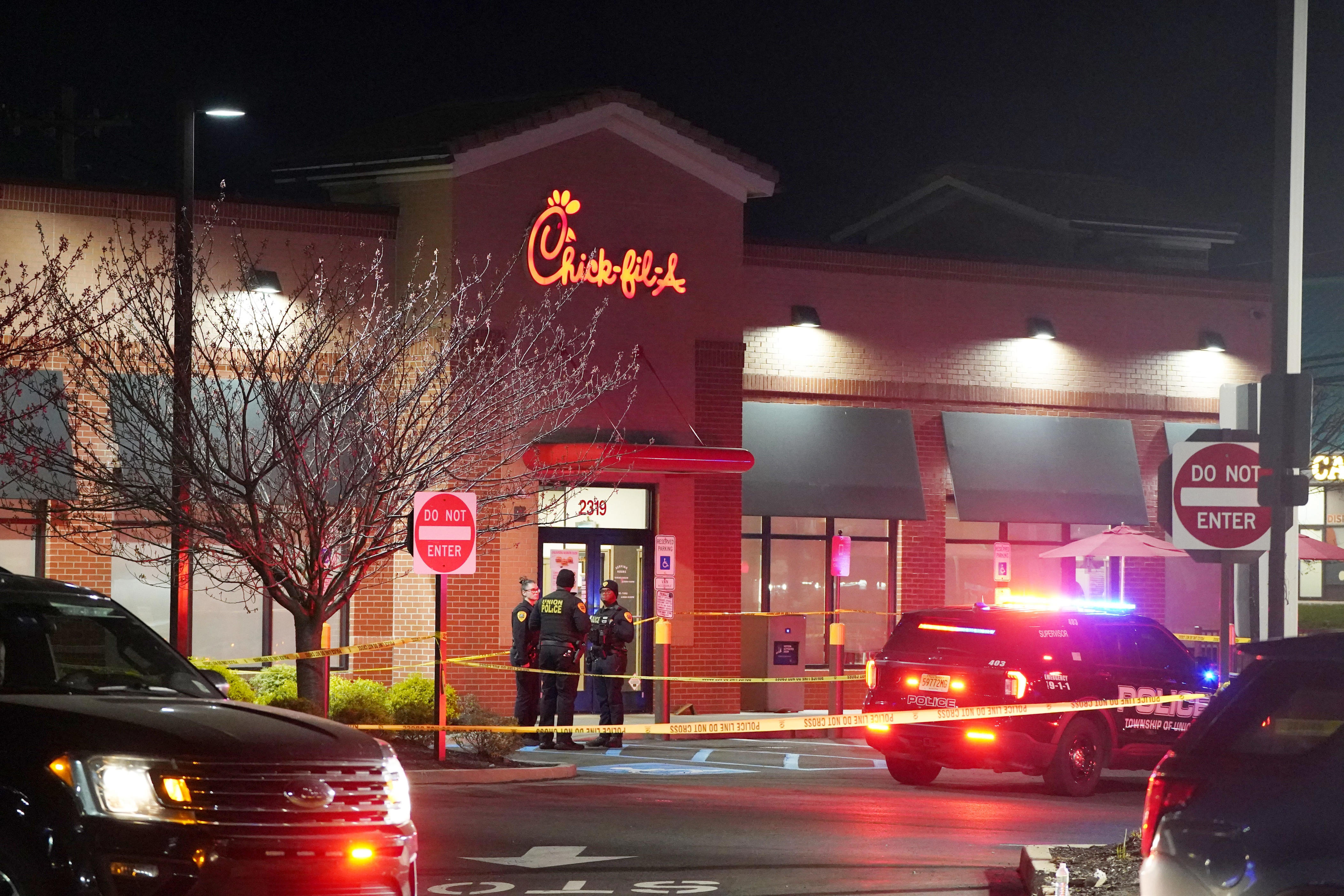 At least 1 dead, 6 injured after shooting at Chick-fil-A in New Jersey<br><br>