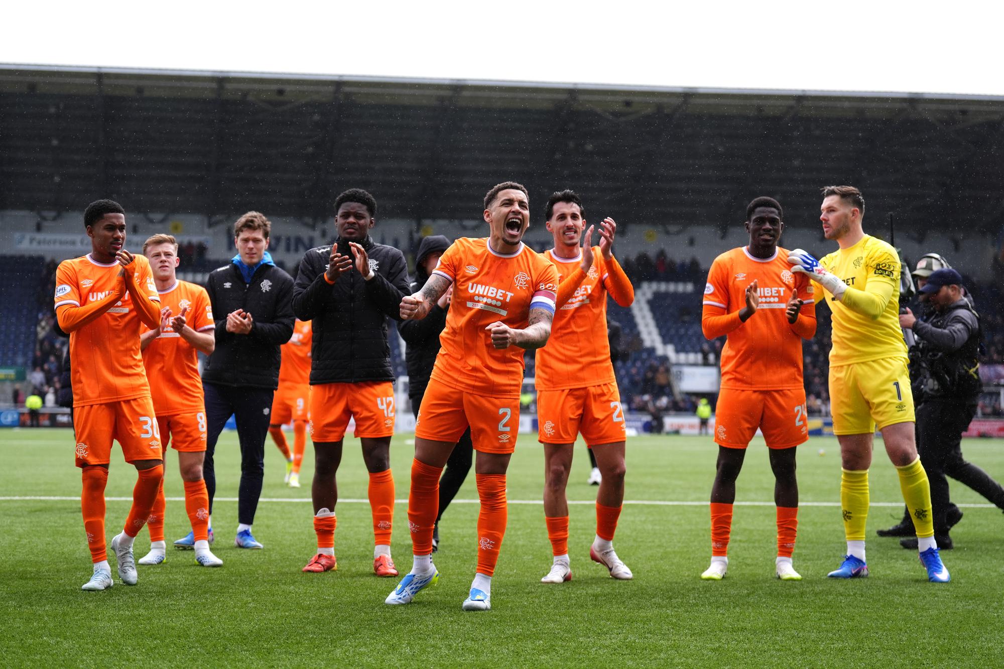 Rangers recover from bad start to put six past Falkirk and keep heat on ...