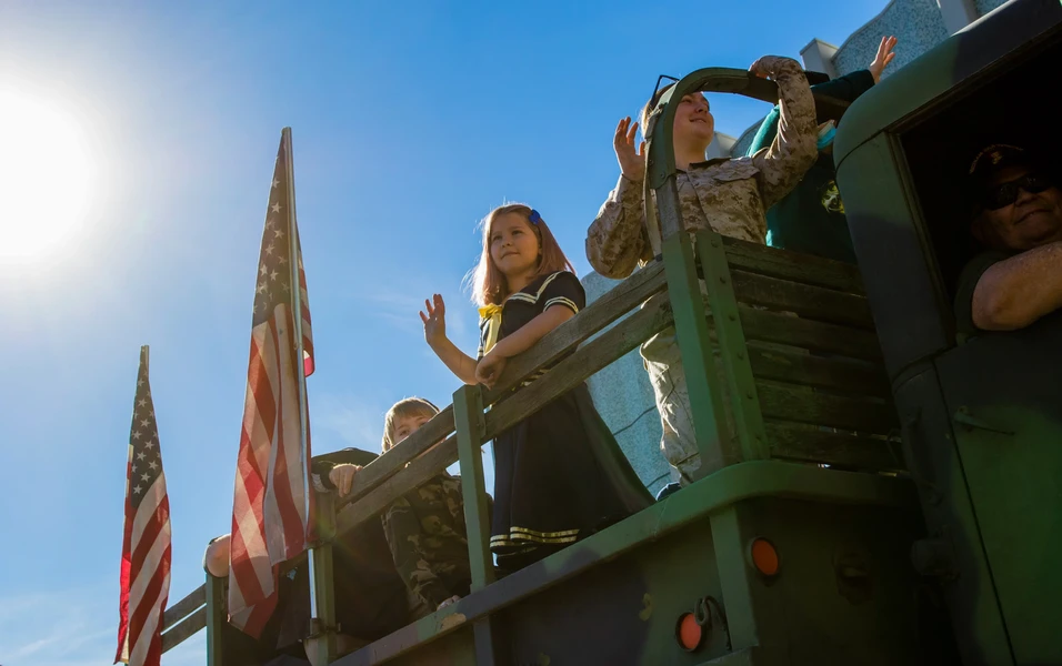 Viral clip of kids saluting army truck draws national praise