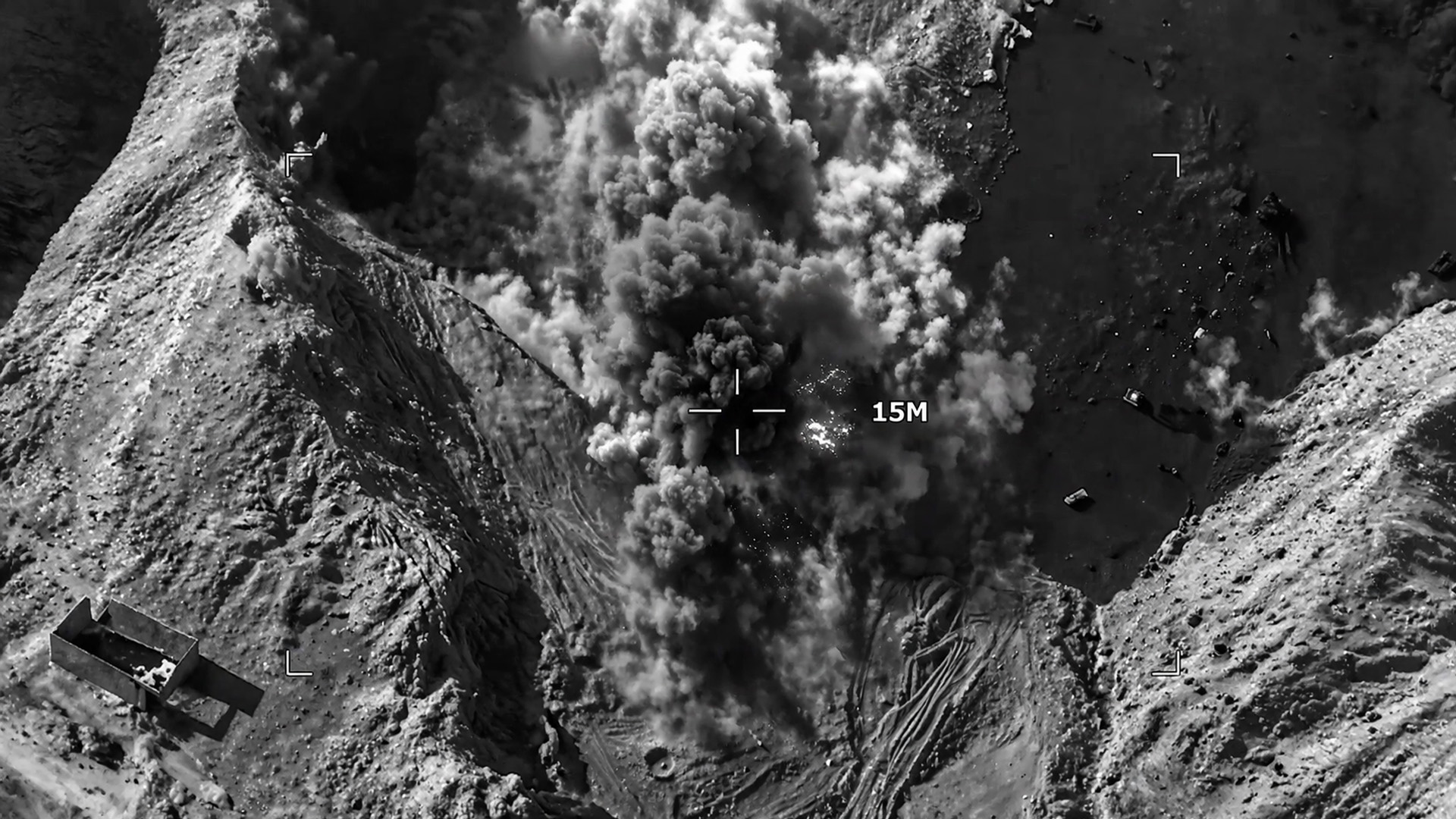 US shares footage showing targets destroyed in operation