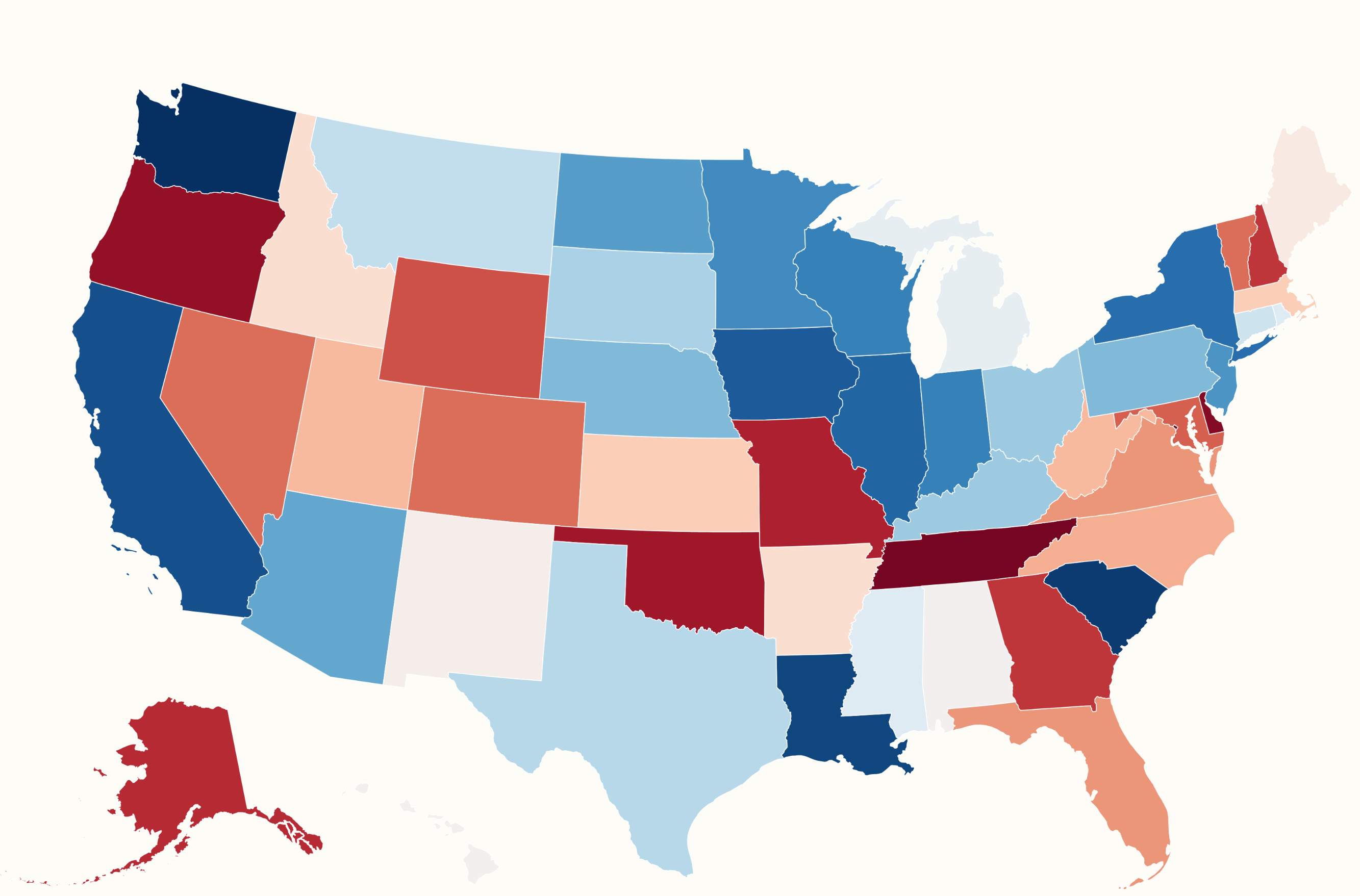 Map shows where US businesses close the fastest