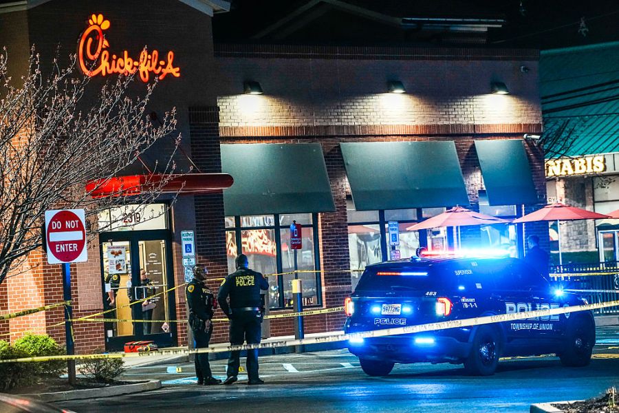 1 dead, 6 injured after mass shooting at New Jersey Chick‑fil‑A<br><br>