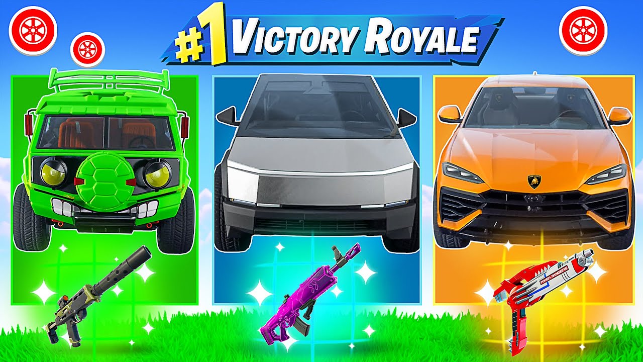 I tried the random trucks challenge in Fortnite! 🚚