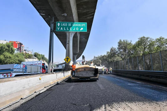 El Gobierno municipal rehabilitó 10 kilómetros de Periférico Norte, de los cuales 4.7 km fueron con concreto hidráulico, el resto fue con asfalto. Foto: especial