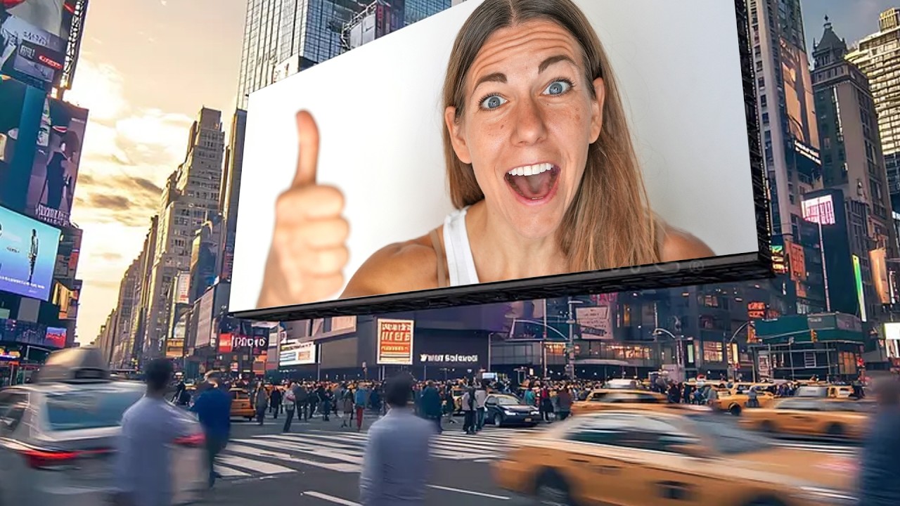 Appearing on a Times Square billboard marks a major moment