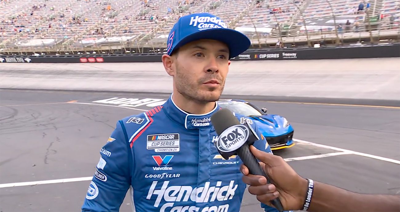Larson after Bristol: 'We took a third-place car and finished third'