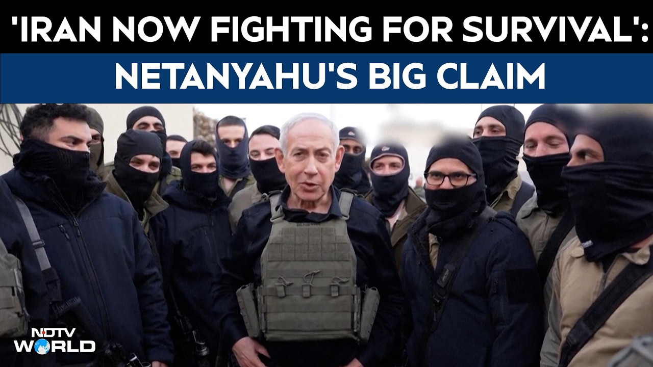 Netanyahu says Iran 'fighting for survival', escalates war rhetoric