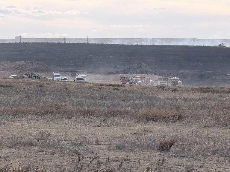 Vehicle fire sparks wildfire along Highway 207 between Panhandle and Borger