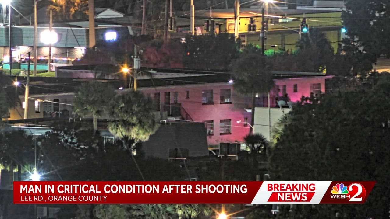 Man in critical condition after shooting on Lee Road, OCSO says