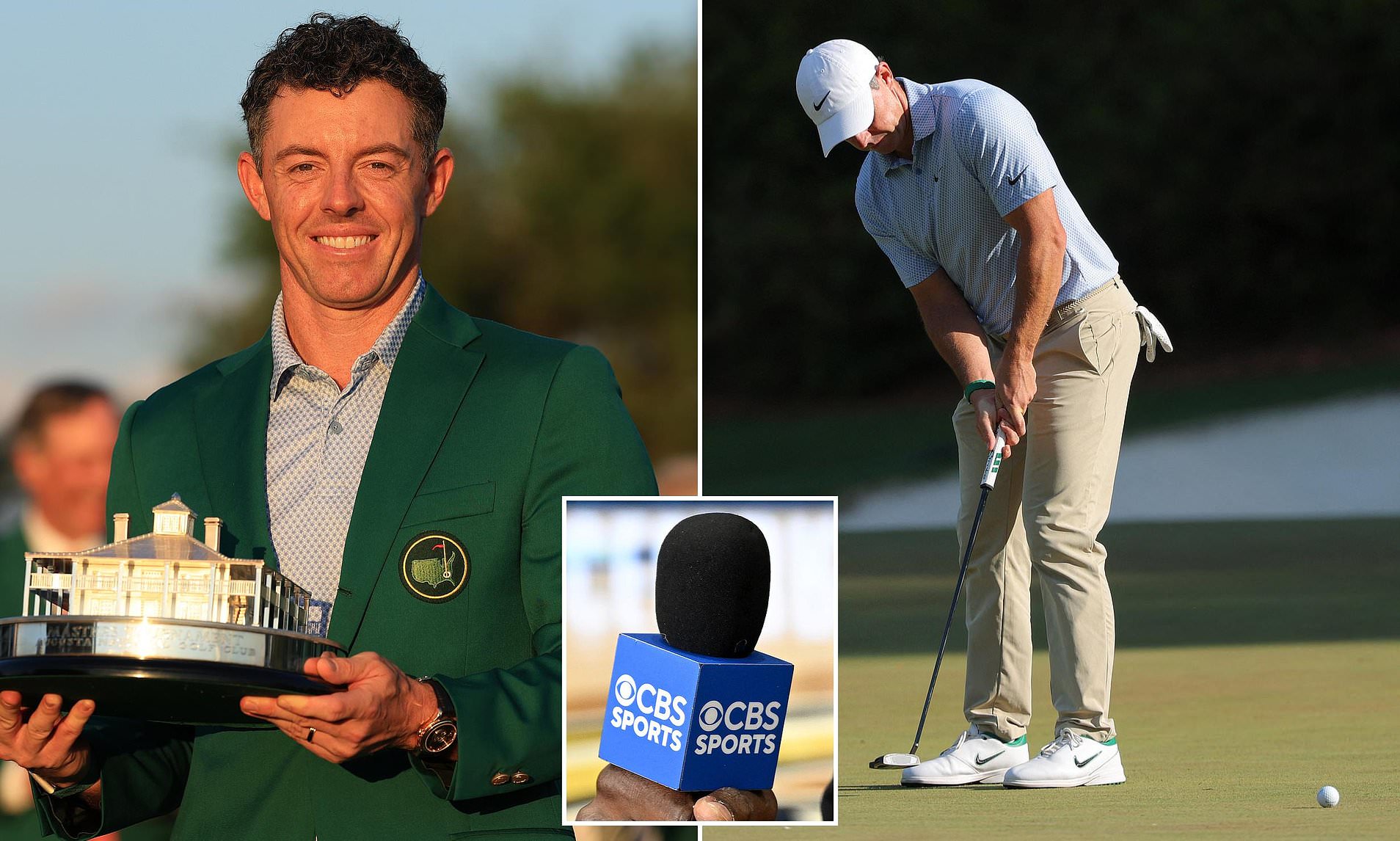 Furious fans rip into CBS coverage of the Masters after missing Rory ...