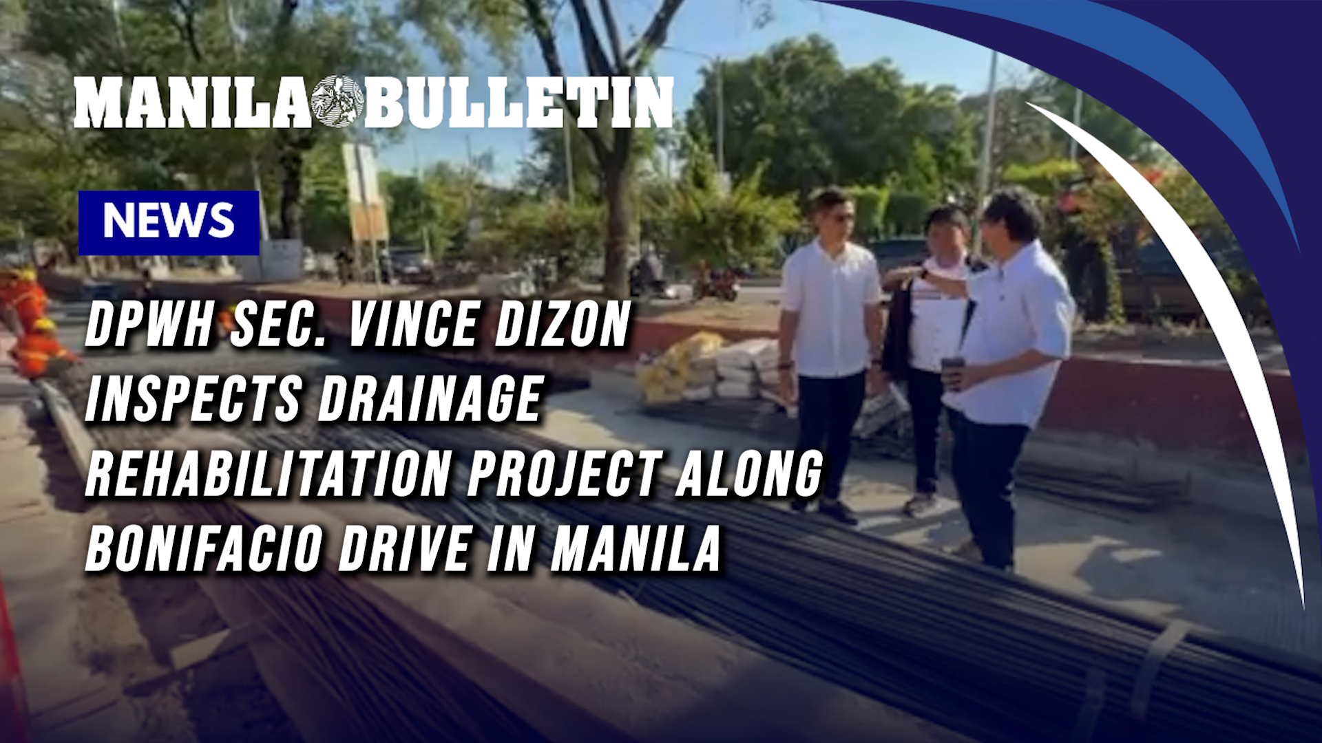 DPWH Sec. Vince Dizon inspects drainage rehabilitation project along ...