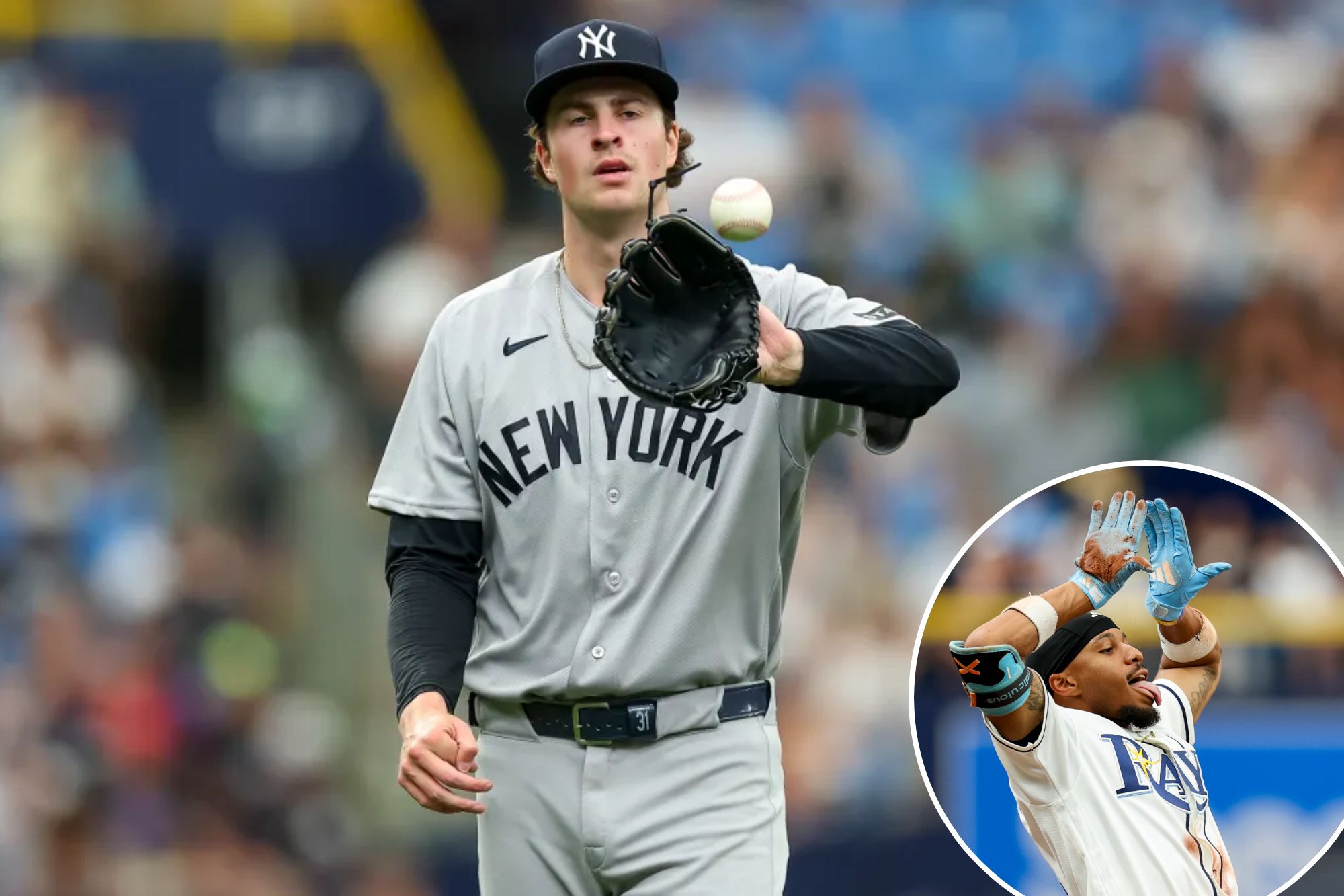 Yankees swept by Rays as late rally falls short in fifth straight loss