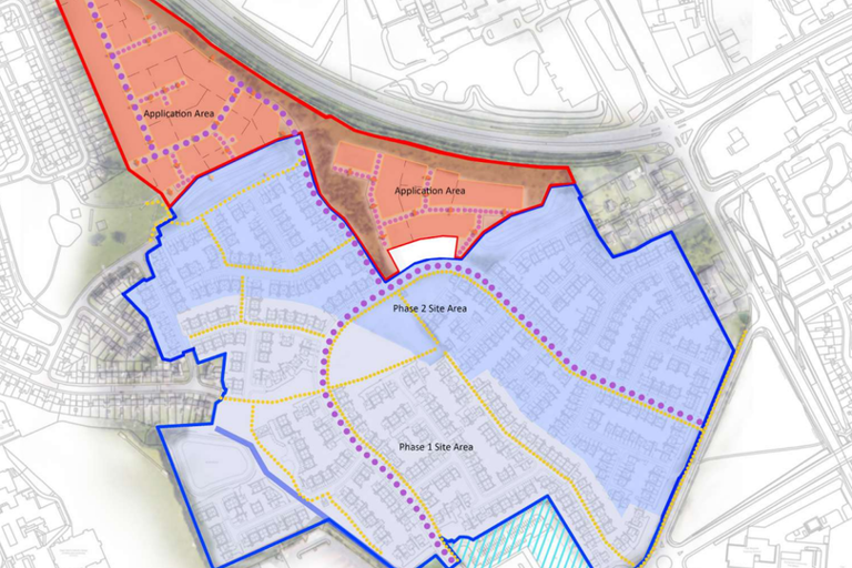 Plans submitted for 165 new homes in final phase of major housing ...