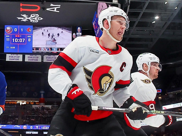 Senators captain Brady Tkachuk sits out, but should be ready for playoffs