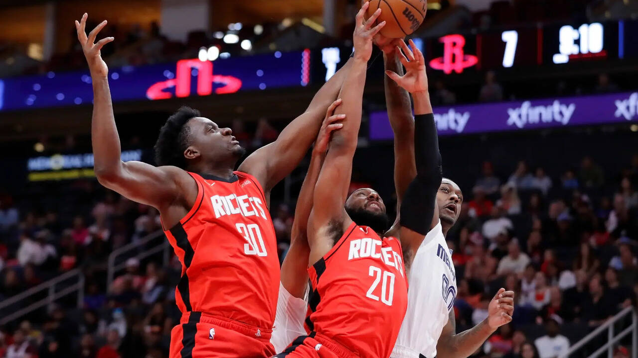 Clint Capela leads Rockets to 132-101 victory over Grizzlies in regular ...